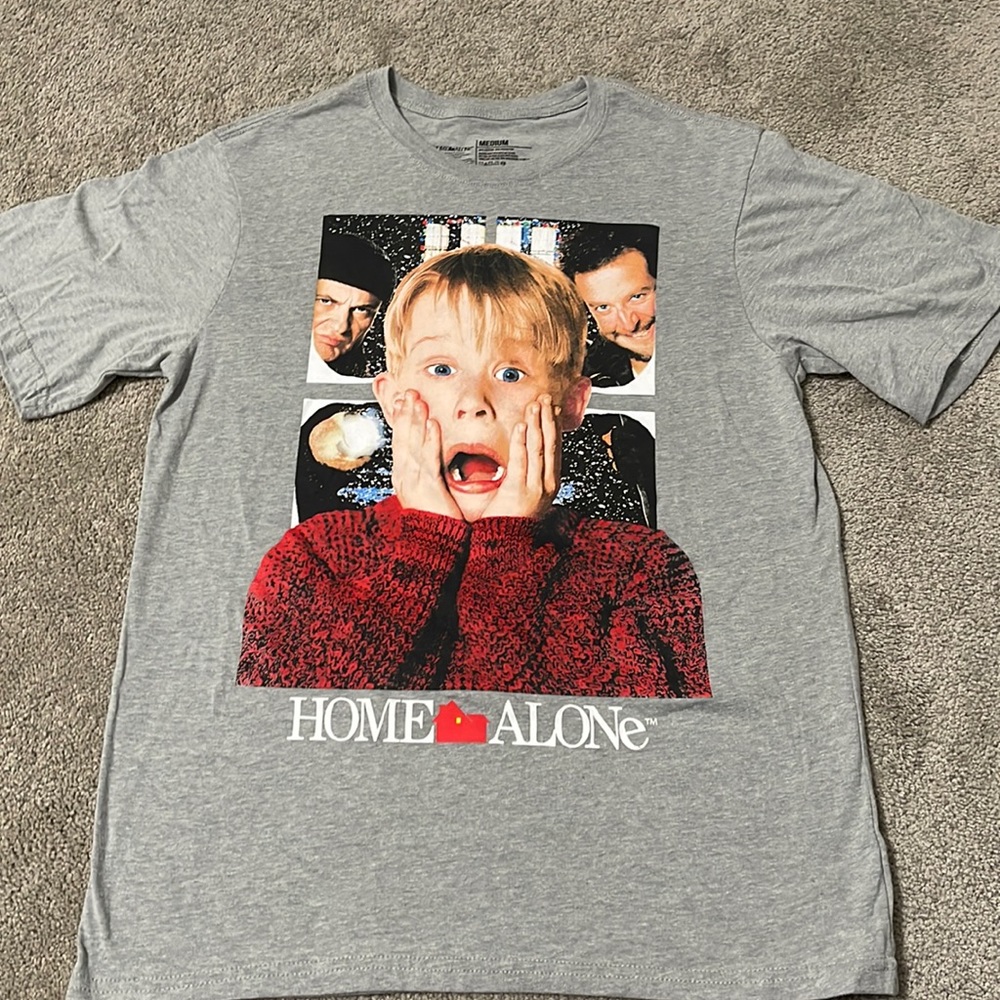 Mens home alone t shirt